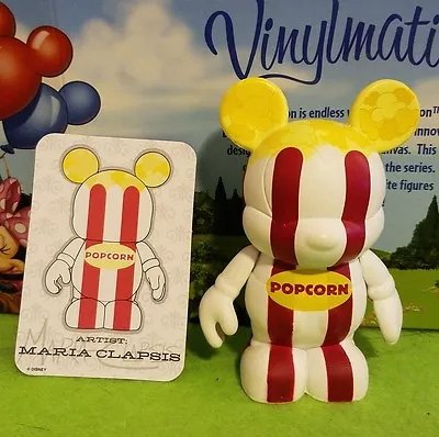 DISNEY Vinylmation 3  Park Set 5 Urban Popcorn With Card  • $5.99