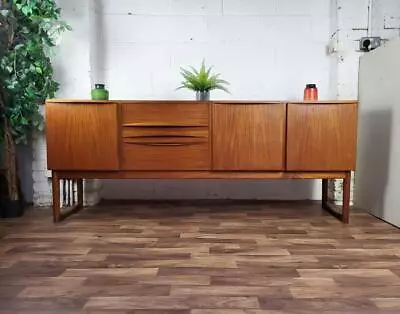 Vintage Mid-Century McIntosh Long Teak Sideboard Credenza MCM Scandi Danish • £495