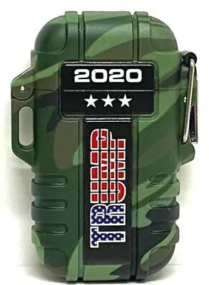 Trump 2020 Camouflage Windproof Electronic Rechargeable Cigarette Cigar Lighter  • $16.95