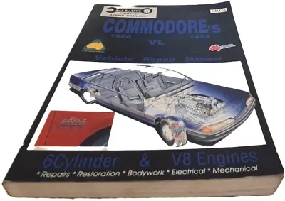 Ellery Workshop Repair Manual Book For Holden Commodore VL (1986-1988) 6Cyl & V8 • $48.99