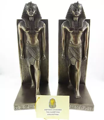 10  Luxor Hotel Egyptian Colossus Of Ramses II Pharaoh Bookends Souvenir • $159.60