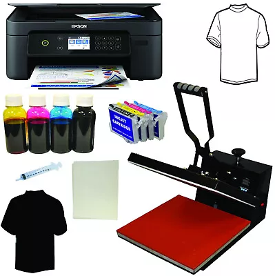 15x15 Heat Press Wireless Printer Bulk Ink Transfer Paper Tshirt Start-up Bundle • $389.99