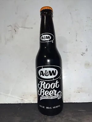 Full 12 Oz. A&W Root Beer Soda Bottle Stamford CT • $12.99