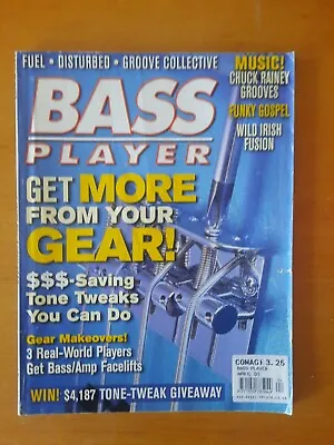 £5 • Buy Bass Player Magazine April 2001 Gear Tone Tweaks Chuck Rainey Fuel Disturbed