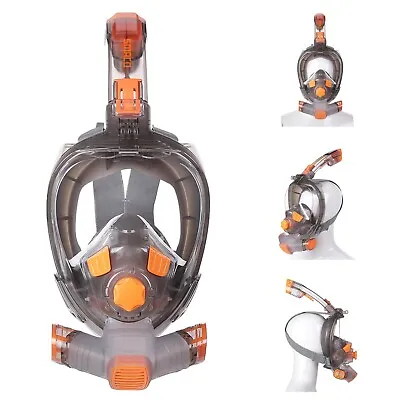 $112.19 • Buy Full Face Scuba Diving Snorkel Swimming Mask Support Scuba Tank For GoPro DJI