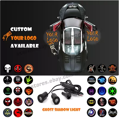 $59.85 • Buy Car Door Welcome Courtesy Customize Logo Ghost Shadow Spot Projector Laser Light