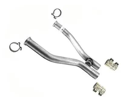 Front H Exhaust Flex Pipe Fits 2011-2014 Ford Mustang 5.0L With Clamps • $221