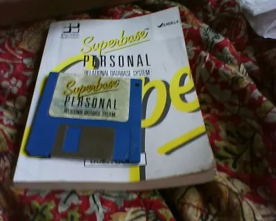 Amiga Superbase Personal Relational Database System Paperback + Disc • £19.99