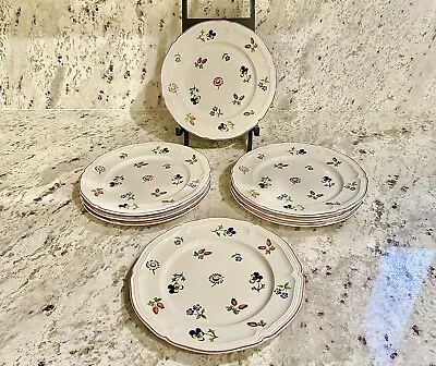 SET OF 8 Villeroy & Boch Petite Fleur Bread & Butter / B&B Plates BEAUTIFUL! • $129.99