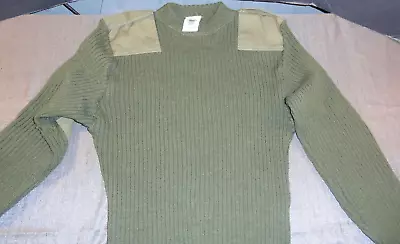 Dla Usmc Us Marine Corps Olive Green Wooly Pully Uniform Pullover Sweater 40 • $31.04