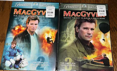 MacGyver Complete Seasons 2&3 Richard Dean Anderson 2016 NEW 11 Discs BRAND NEW! • $19.99