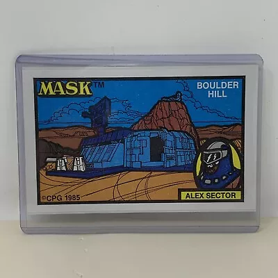 Kenner~MASK~Boulder Hill~Alex Sector~Cliff~Dagger~Decal~Sticker~3 ×5 ~CPG 1985 • $75.88