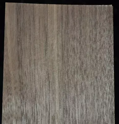 Walnut Raw Wood Veneer Sheet 4.5 X 38 Inches 1/42nd Thick     KNOT      L2309-20 • $2.99