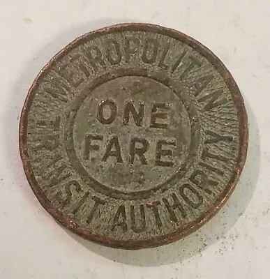 Metropolitan Transit Token One Fare  L934 • $3