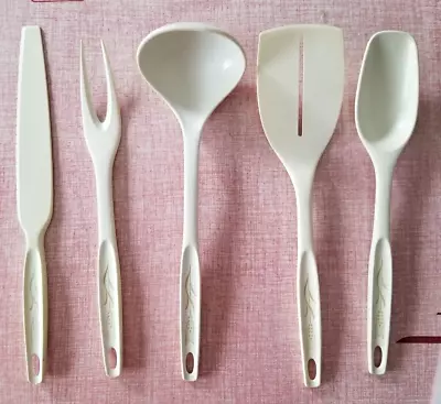 Set Of 5 Vintage Foley Kitchen/Cooking Utensils Wheat Pattern. • $50