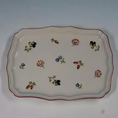 Villeroy & Boch China - Petite Fleur - Rectangular Butter Tray Plate - 7¾ X 5¾ • $26