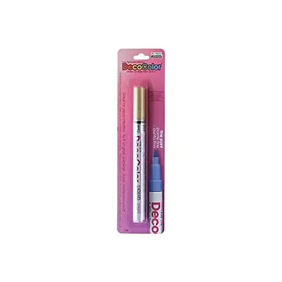 Uchida 200-C-GLD Marvy Deco Color Fine Point Paint Marker Gold • $10.69