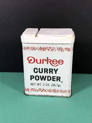 Vintage Durkee | Curry Powder | 2 Oz | Spice Tin | Empty • $5.99