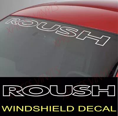 Ford Mustang ROUSH Windshield Vinyl Decal Sticker Custom Vehicle Logo • $17.95