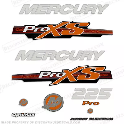 Fits Mercury 225hp ProXS Decal Kit - Orange • $109.95