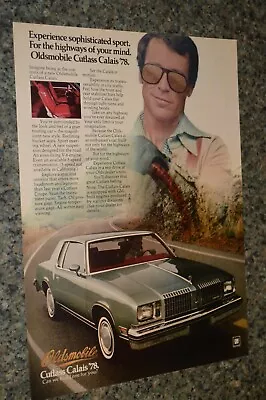 ★1978 Oldsmobile Cutlass Calais Original Advertisement Print Ad 78 • $8.99