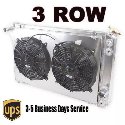 For 1982-1992 Chevy Camaro Firebird 5.0/5.7L Radiator Shroud Fan 3-Row Aluminum • $185