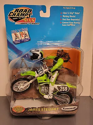 $125 • Buy MXS Road Champs James Stewart Kawasaki Motocross Racing Figure Supercross Bubba