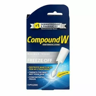 $14.99 • Buy Compound W Freeze Off Wart Removal System - 8 Applications - Exp: 04/2024