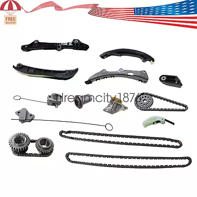 Timing Chain Kit Fit Maserati Ghibli Levante Quattroporte 3.0TT V6 Engine 323513 • $171.59