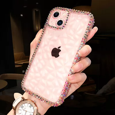 Glitter Bling Crystal Diamond Case Cover For IPhone 13 12 11 Pro Max 7 8 Plus XR • $15.99