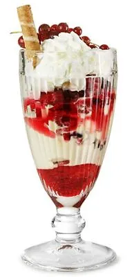 6 X La Rochere Ice Cream Sundae Dessert/ Milkshake Glass • £5