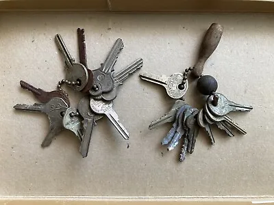 Lot Of Vintage Keys Keychain Janitor Safe Lock • $20