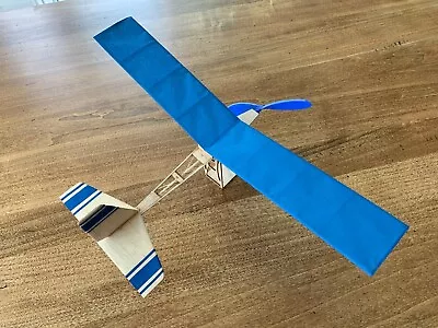 Aerobug Free Flight Rubber Model Plans And Balsa Kit 16  Wing Span Parasol • $15.50