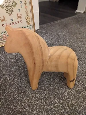 IKEA Wooden Dala Horse 2000s • £20
