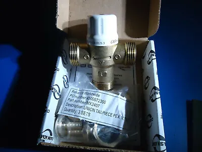 Heat Guard Thermostatic Mixing Valve TMV HG110LSB LF C/W 1/2  PEX BARB New • $49.99