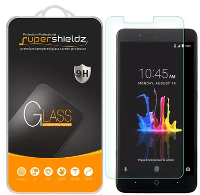 Supershieldz Tempered Glass Screen Protector Saver For ZTE Blade Z Max • $7.99