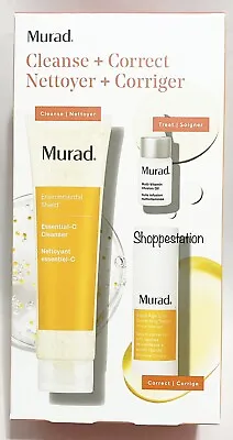 Murad 3 Pcs Set Cleanser + Correcting Serum + Infusion Oil New In Box • $44