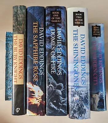 David Eddings Elenium Trilogy/ Tamuli Trilogy (Sparhawk Universe) • £39.99