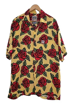 Vintage MAMBO LOUD Shirt Bruce Goold's Roses Print Size M Rare Design As New • $249