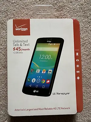 New LG Transpyre Verizon Prepaid Android 4G Smart Phone • $44.99