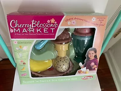 Playskool Cherry Blossom Market Scoop 'N Smile Ice Cream Dream Town Set NEW • $34.99