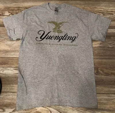 Yuengling Mens Size Medium Gray Cotton T-shirt Brand Is Gildan Brand New Nice!! • $11.99