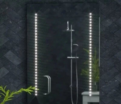 £99.99 • Buy 500x700mm Tannon Plus LED Illuminated Bathroom Mirror  Shaver Socket  (23)