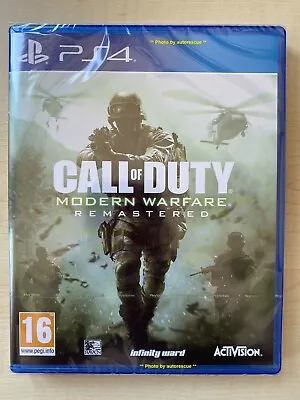 Call Of Duty Modern Warfare Remastered (2017) 'New & Sealed' Playstation PS4 • £15.95