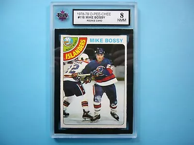 1978/79 O-pee-chee Nhl Hockey Card #115 Mike Bossy Rookie Rc Ksa 8 Nm/mint Opc • $329.99