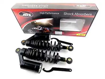 MOTO GUZZI V50 310mm JBS REAR AIR NITROGEN CELL SHOCK ABSORBERS BLK • $152.96