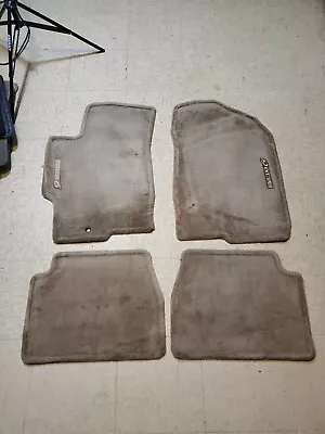 USED 2002-2005 Mazda 6 Front & Rear Floor Mats Carpeted TAN OEM 000089H04 (4pcs) • $53.99