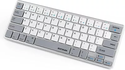 Wireless Bluetooth Keyboard 64-Key Bluetooth 60% Compact Type Portable SurnQiee • £8.99