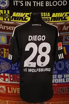 £89.99 • Buy 4.5/5 VfL Wolfsburg Adults XL 2010 #28 Grafite Away Football Shirt Jersey Soccer