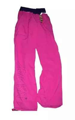 Ladies Zumba Trousers Pink Activewear Fitness Dance Workout Combat Size Large • £12.99